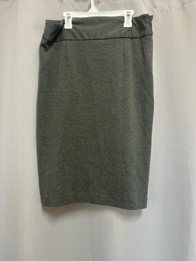 Grace Elements Dark Gray Pencil Skirt